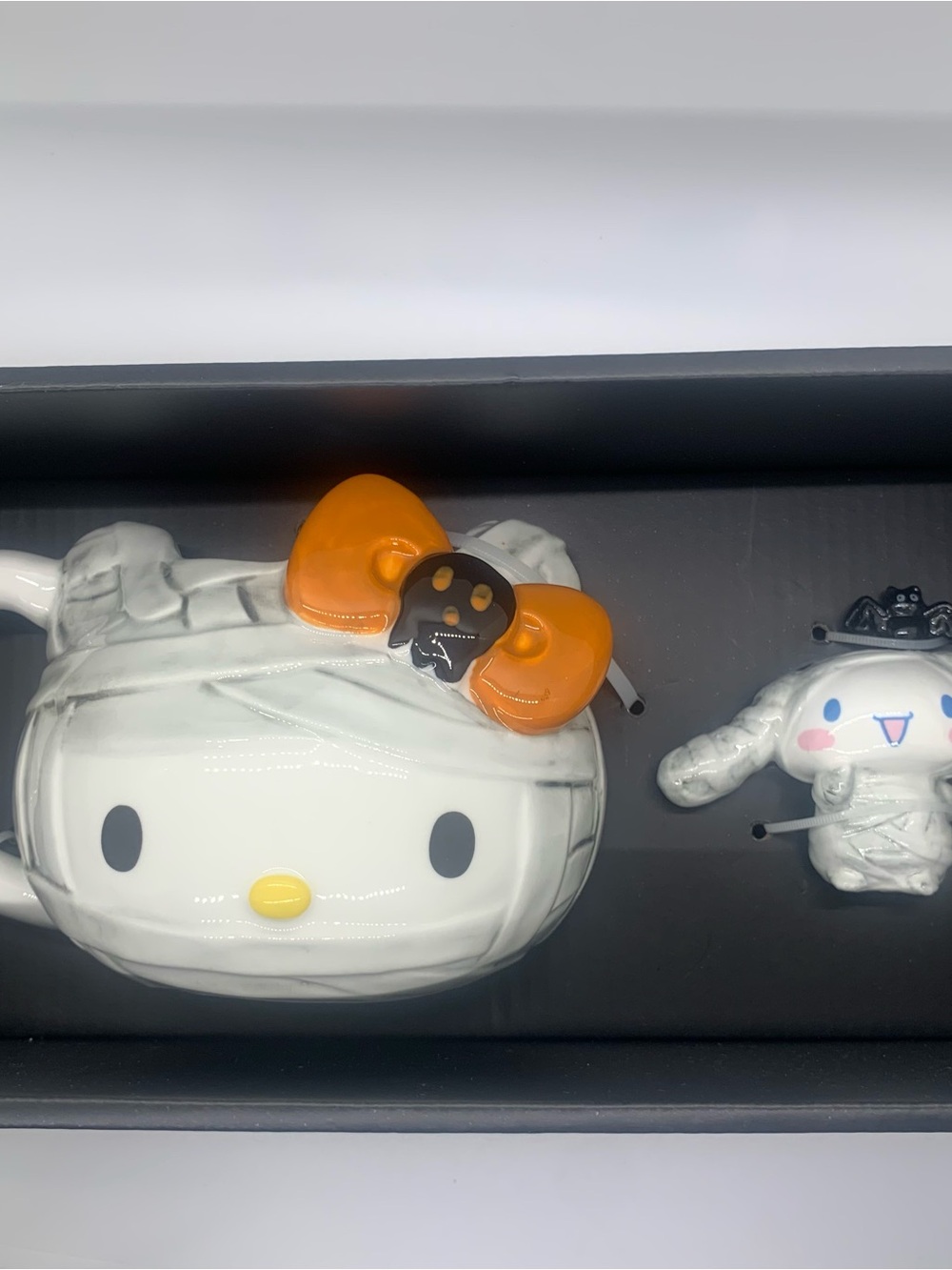 Hello Kitty Mummy Mug & Cinnamoroll Figurine Halloween Decor - Blue Sky - Sanrio